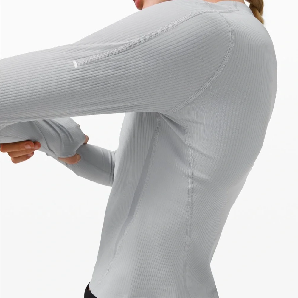 Lululemon gloss trim long sleeve running half zip - Picture 5 of 5